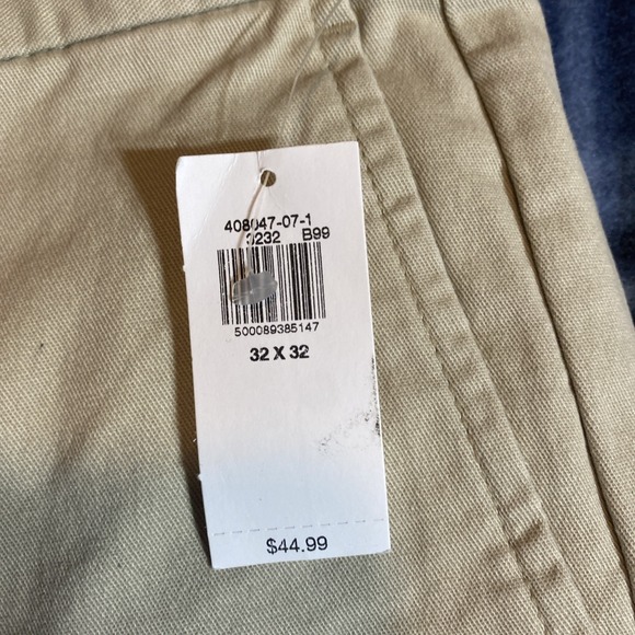 Old Navy Men's Slim Fit Light Khaki Chino Pants 32x32 New With Tags - Picture 4 of 6